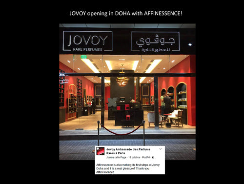 JOVOY 1st shop in Doha