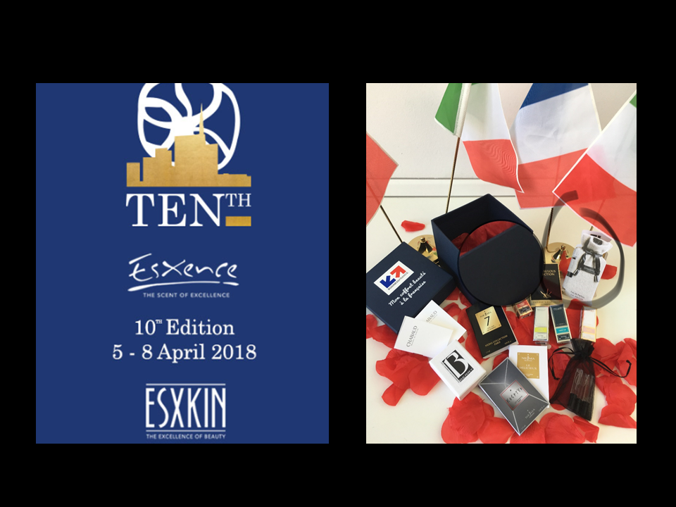 sample box @ESXENCE milano fair AFFINESSENCE Collection Notes de Fond