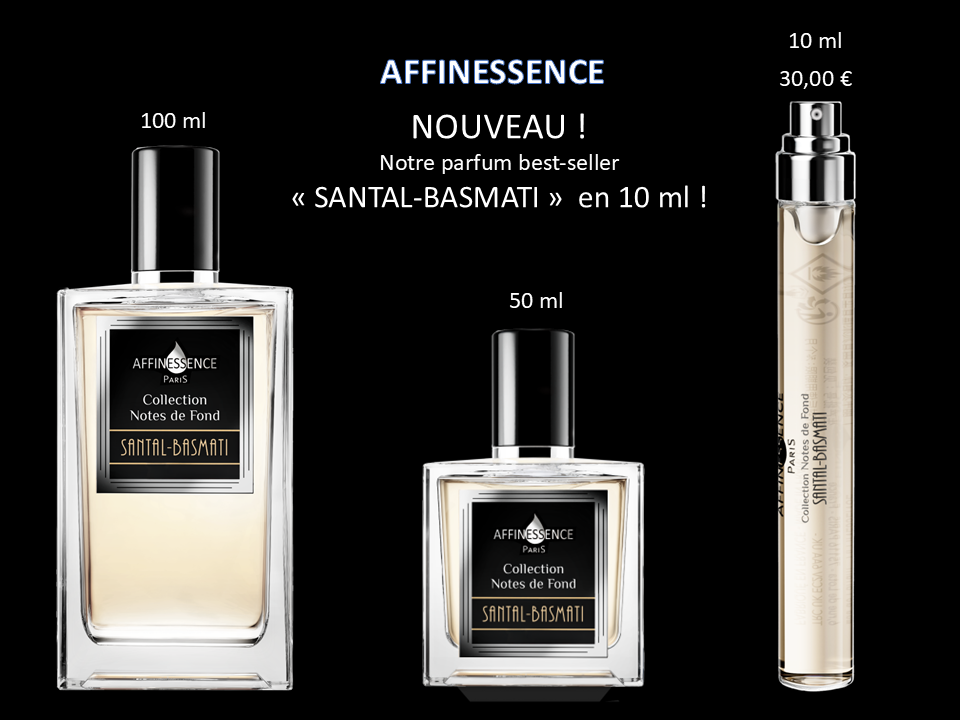 nouveau format parfum santal basmati 10 ml