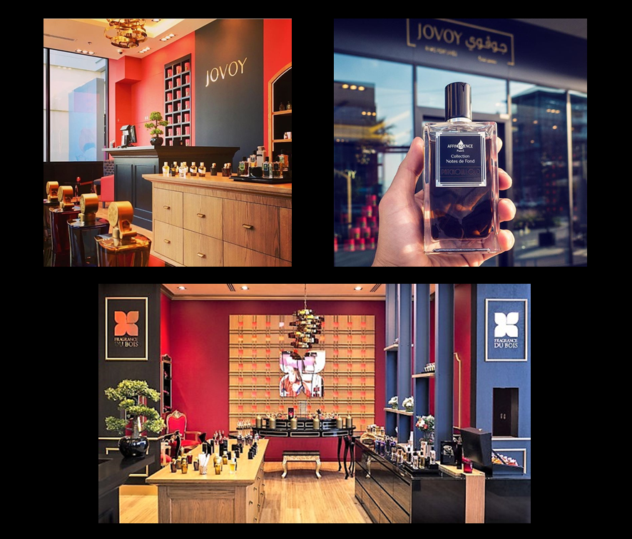 AFFINESSENCE at JOVOY new shop DUBAI CITY WALK