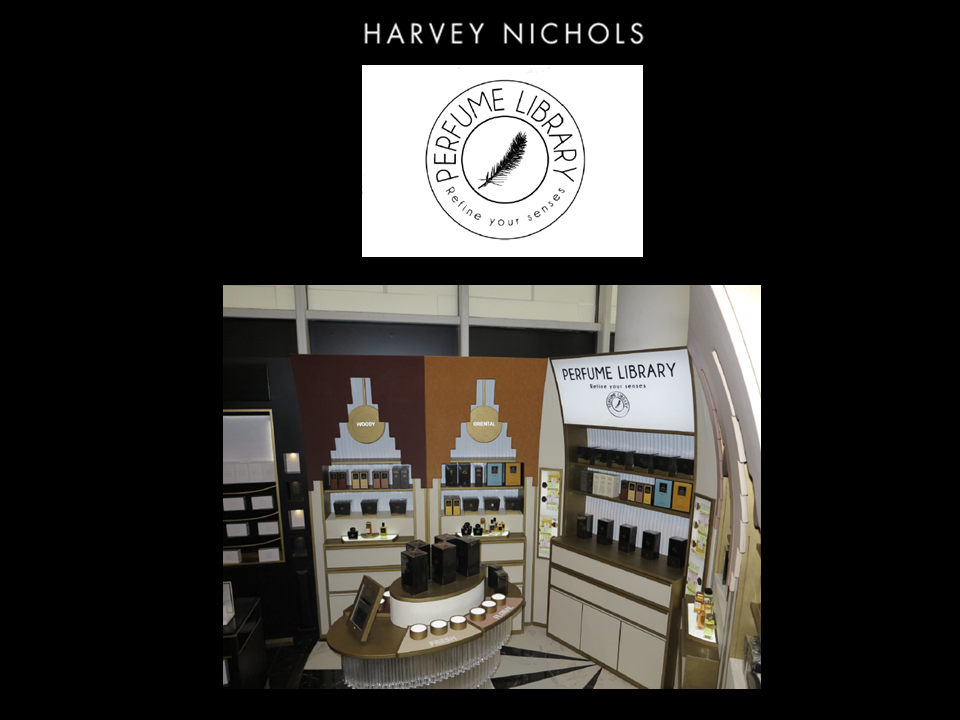 AFFINESSENCE IN HARVEY NICHOLS RIYADH IN KSA with Perfume Library