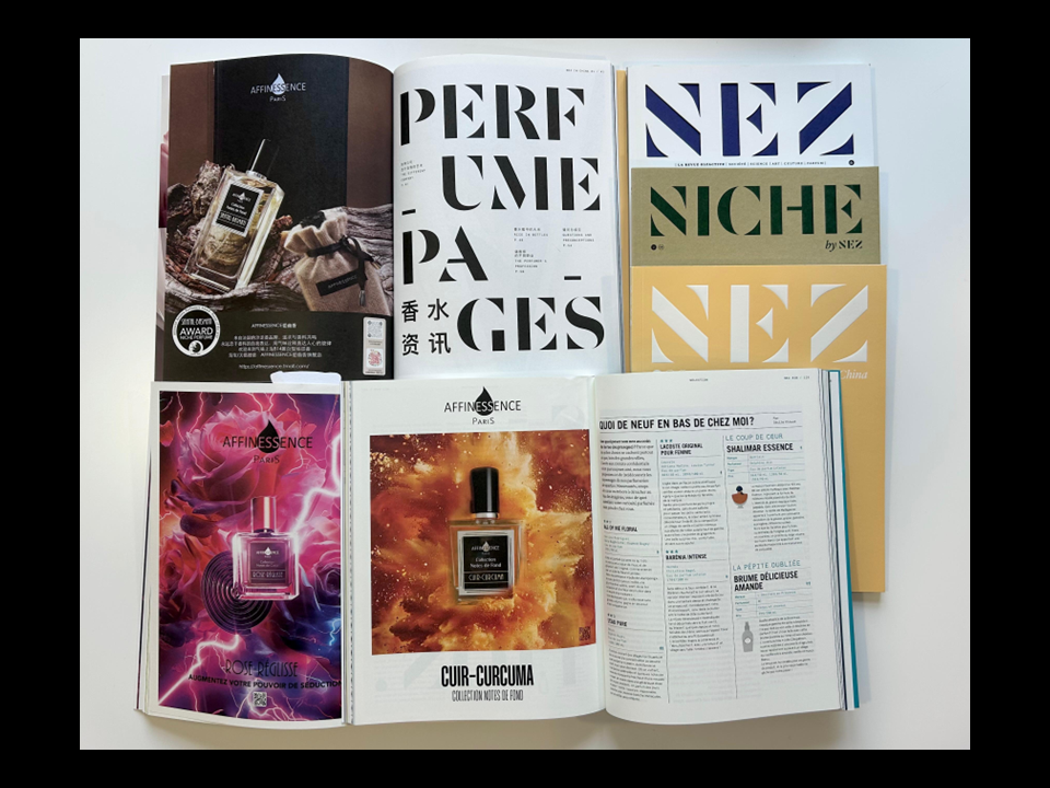 AFFINESSENCE MORE THAN EVER COMMUNICATING WITH NEZ MAGAZINE niche perfume PASSIONATES!