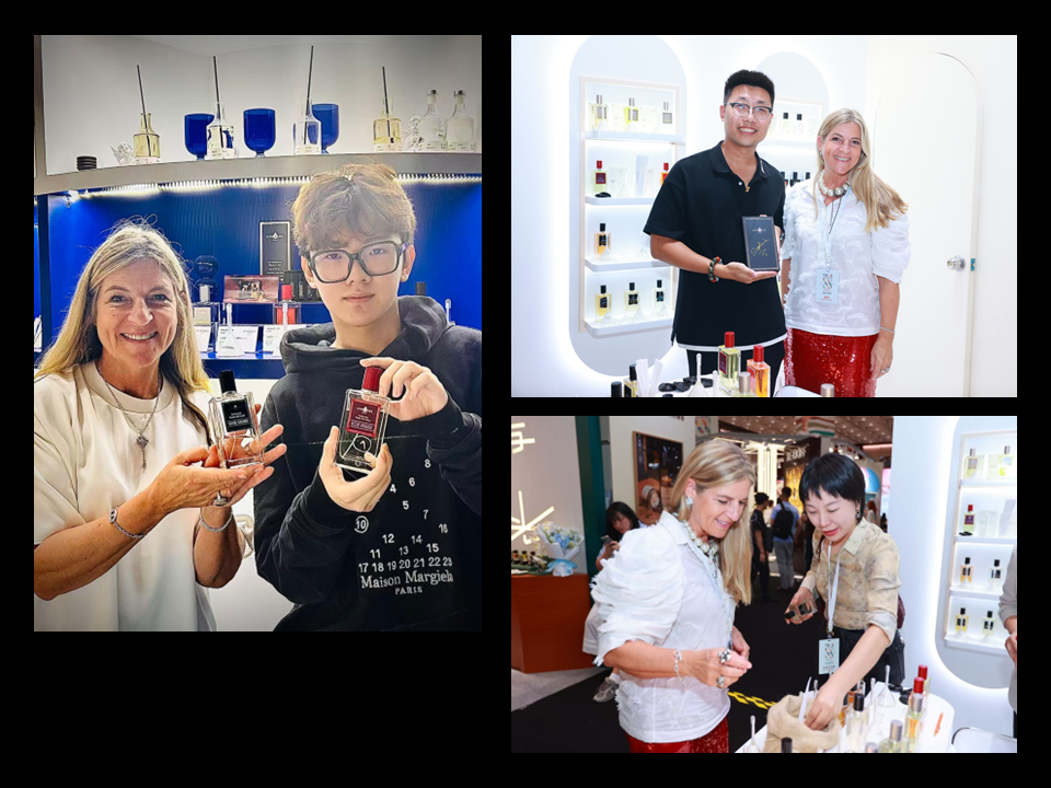 The creator's visit & speach at NOTES exhibition in Shanghai, and visiting stores distributing AFFINESSENCE
