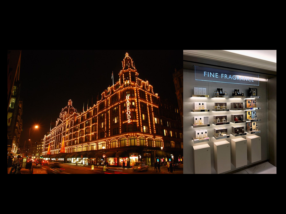 LONDON AFFINESSENCE @harrods @collectionnotesdefond in LE SALON DE PARFUMS HARRODS