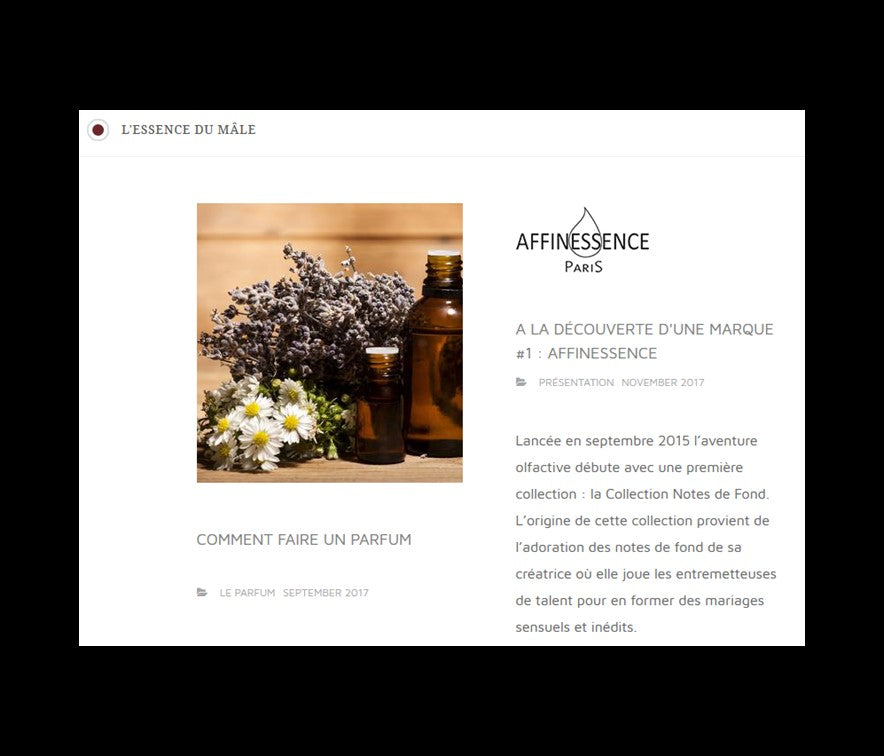 Fantastic article by the perfume blogger L'ESSENCE DU MÂLE