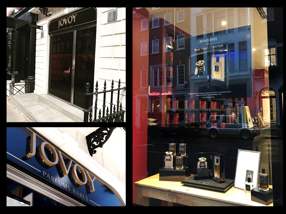 AFFINESSENCE WINDOW  IN JOVOY MAYFAIR LONDON UK