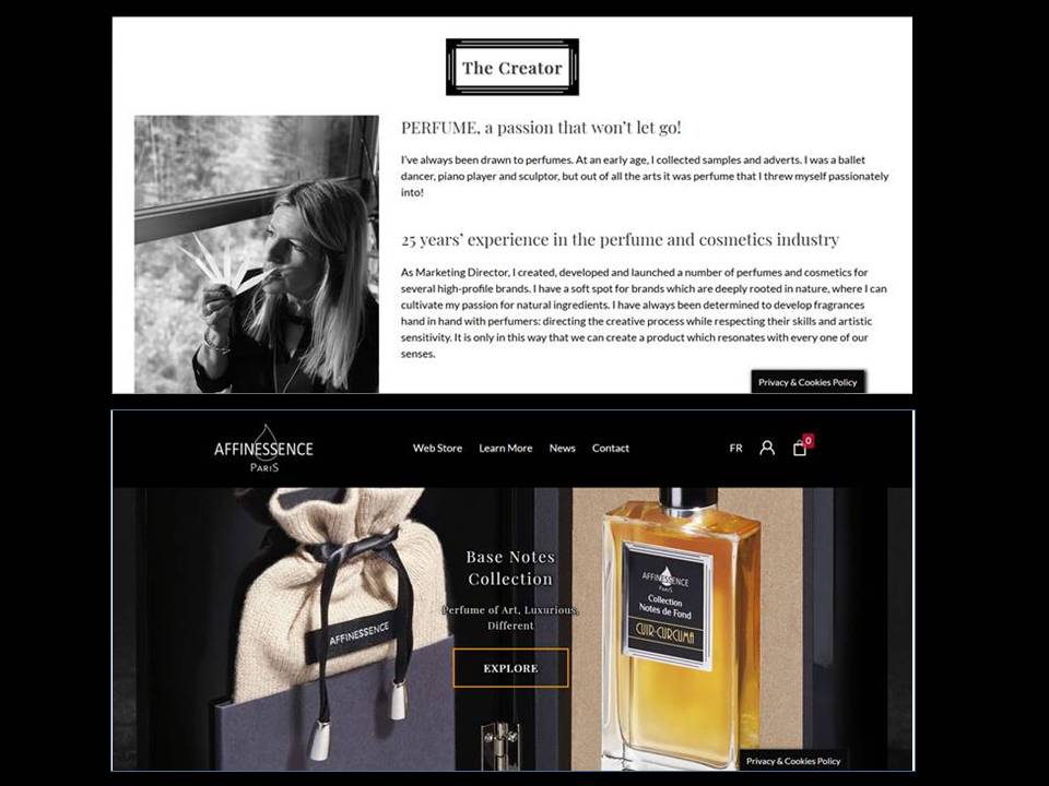 REVAMPING OF AFFINESSENCE WEBSITE & ONLINE STORE