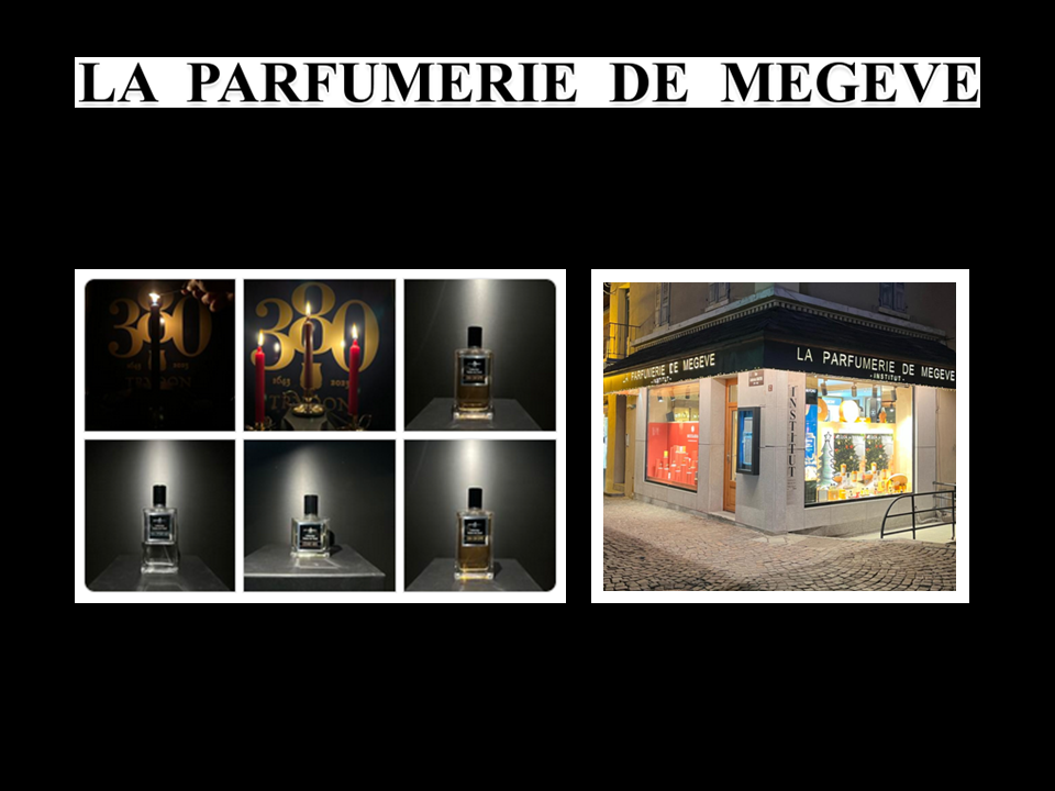 LA PARFUMERIE DE MEGEVE célèbre la collection historique NOTES DE FOND