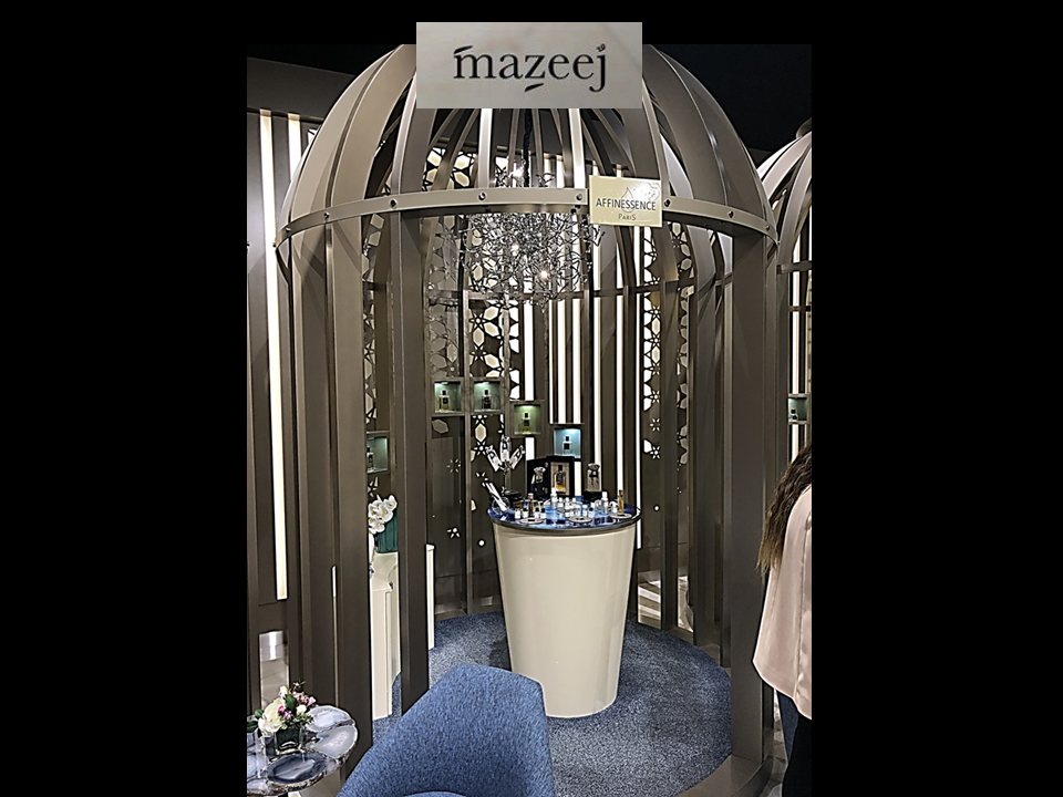 MAZEEJ luxurious perfumery with the creator presenting AFFINESSENCE at Avenues Mall in Kuwait