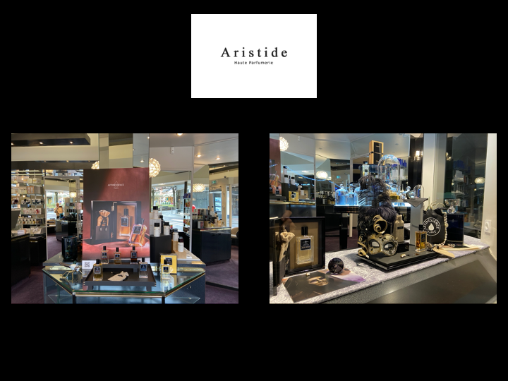 AFFINESSENCE à l'honneur à la parfumerie ARISTIDE