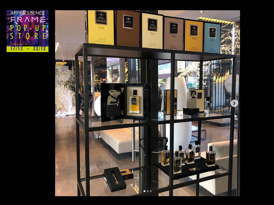 POP UP STORE in Paris at PULLMAN with L'Artyrie AFFINESSENCE