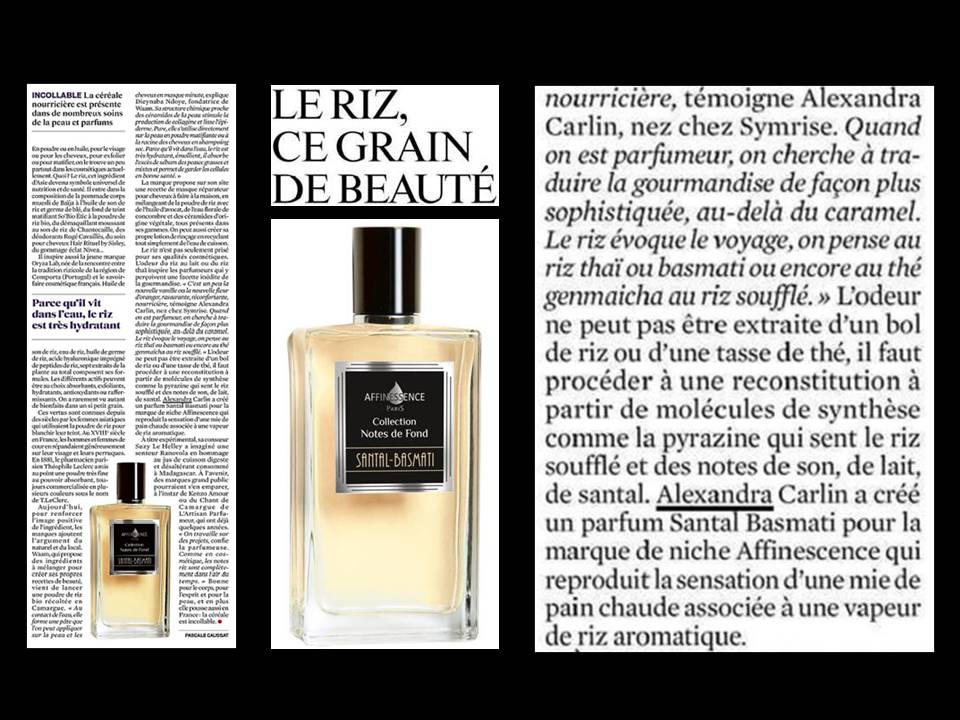 ALEXANDRA CARLIN ET NOTRE SANTAL-BASMATI DANS LE JOURNAL DU DIMANCHE