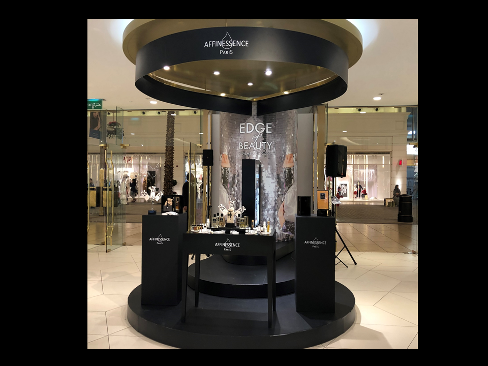 HARVEY NICHOLS KUWAIT event Nov 2019 Affinessence Collection Notes de Fond niche perfume luxury