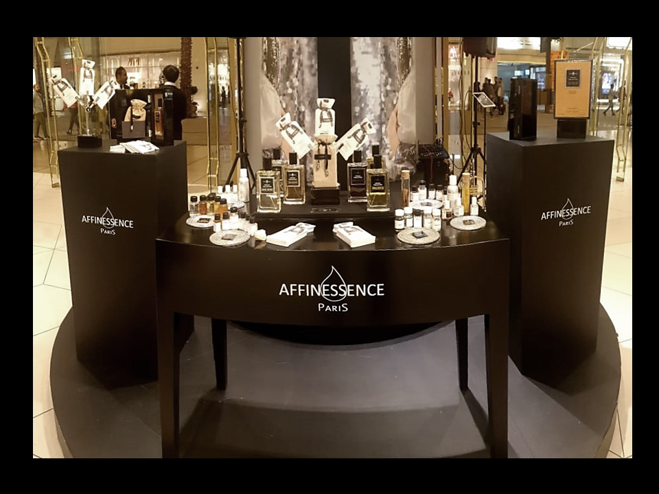 HARVEY NICHOLS KUWAIT event Nov 2019 Affinessence Collection Notes de Fond niche perfume luxury