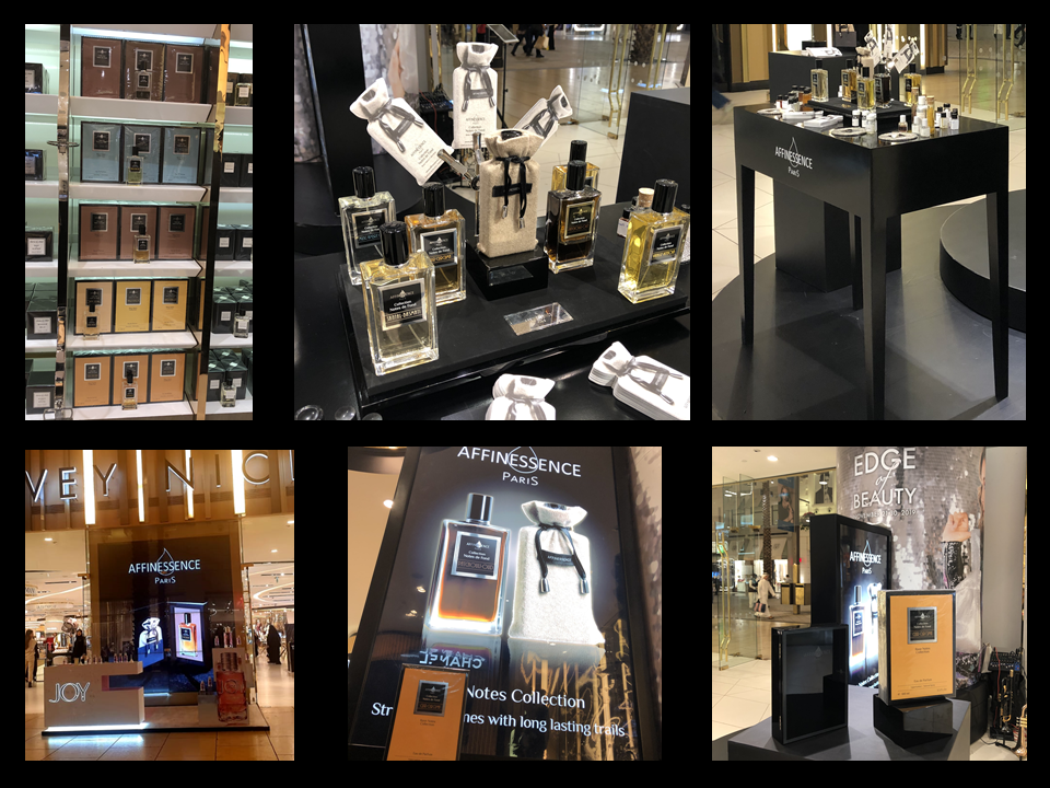 HARVEY NICHOLS KUWAIT event Nov 2019 Affinessence Collection Notes de Fond niche perfume luxury