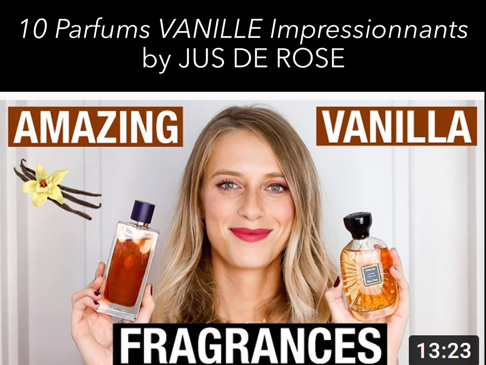 AFFINESSENCE, VANILLE-BENJOIN as amazing fragrances by JUS DE ROSE