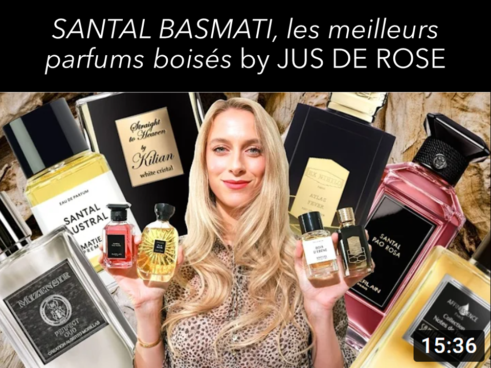 AFFINESSENCE, SANTAL-BASMATI as best woody fragrances by JUS DE ROSE
