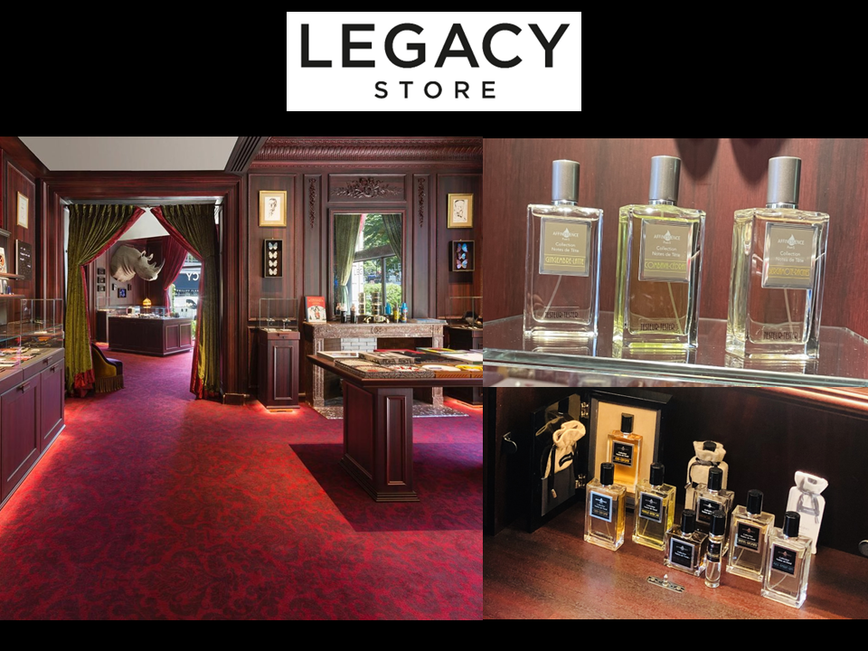 LEGACY STORE, Top Notes Collection, Av. Georges V Paris 8ème