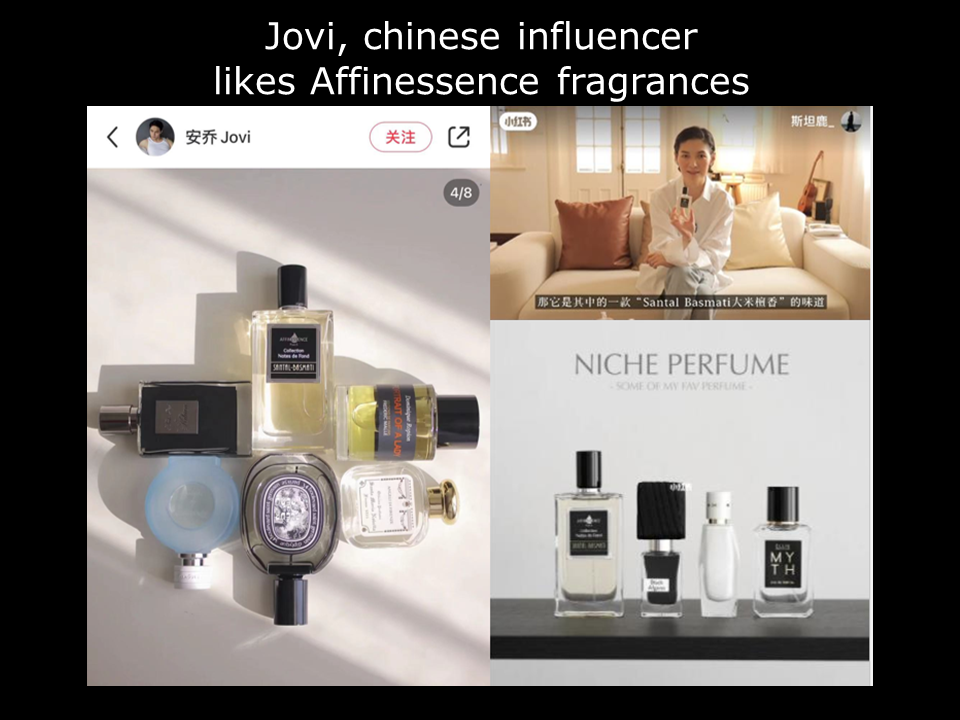Chinese influencers like AFFINESSENCE, they testify!