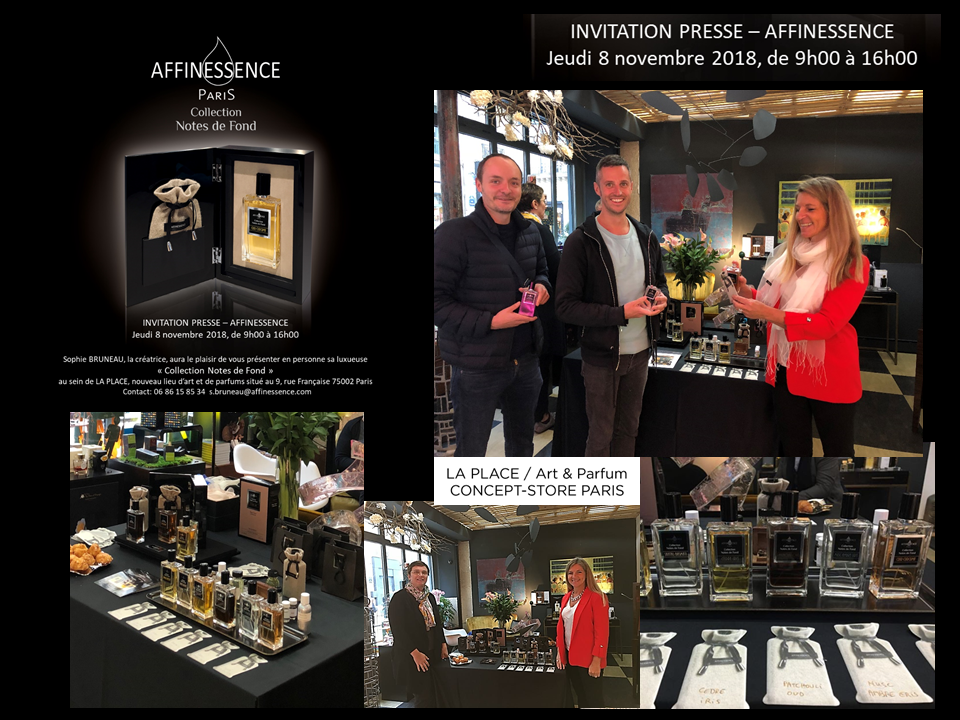 PRESENTATION PRESSE AFFINESSENCE 8 NOV 2018 LA PLACE PARIS