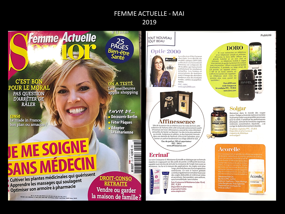 FEMME ACTUELLE SANTAL BASMATI - AFFINESSENCE