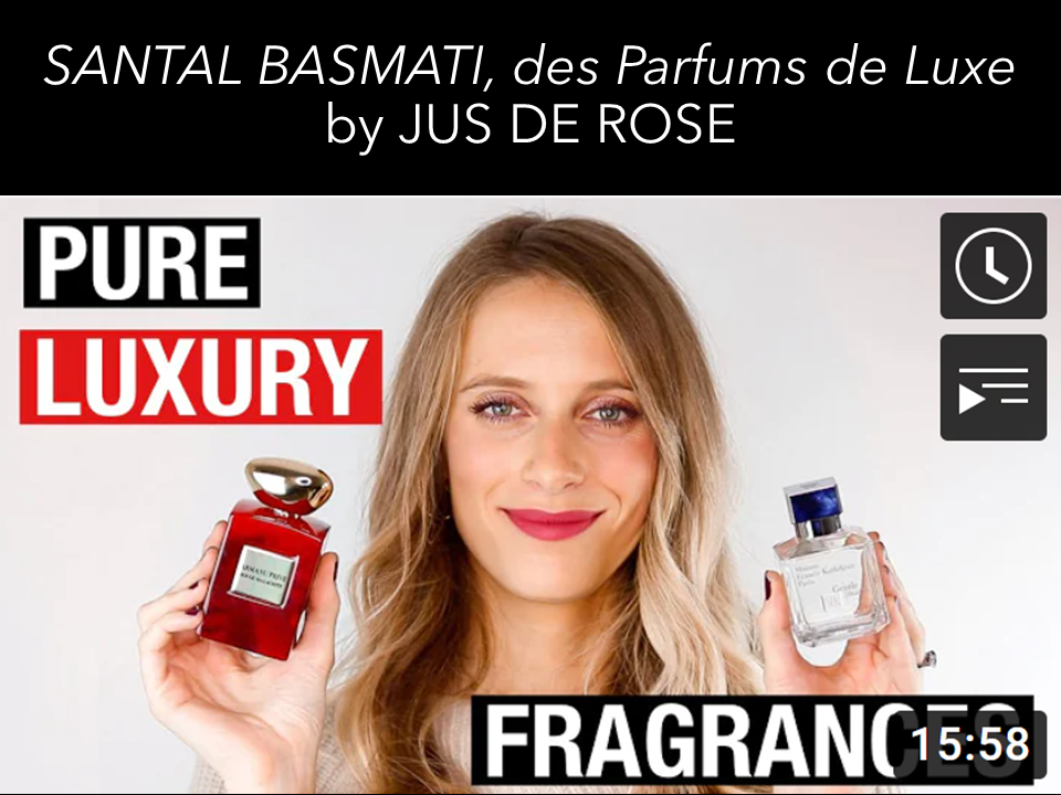 AFFINESSENCE, luxury SANTAL-BASMATI commented by JUS DE ROSE