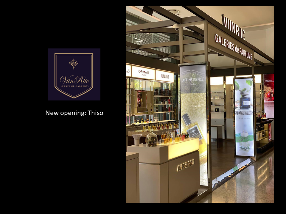 VIETNAM VIINRIIC GALERIES DE PARFUMS new shop for AFFINESSENCE in Thiso 